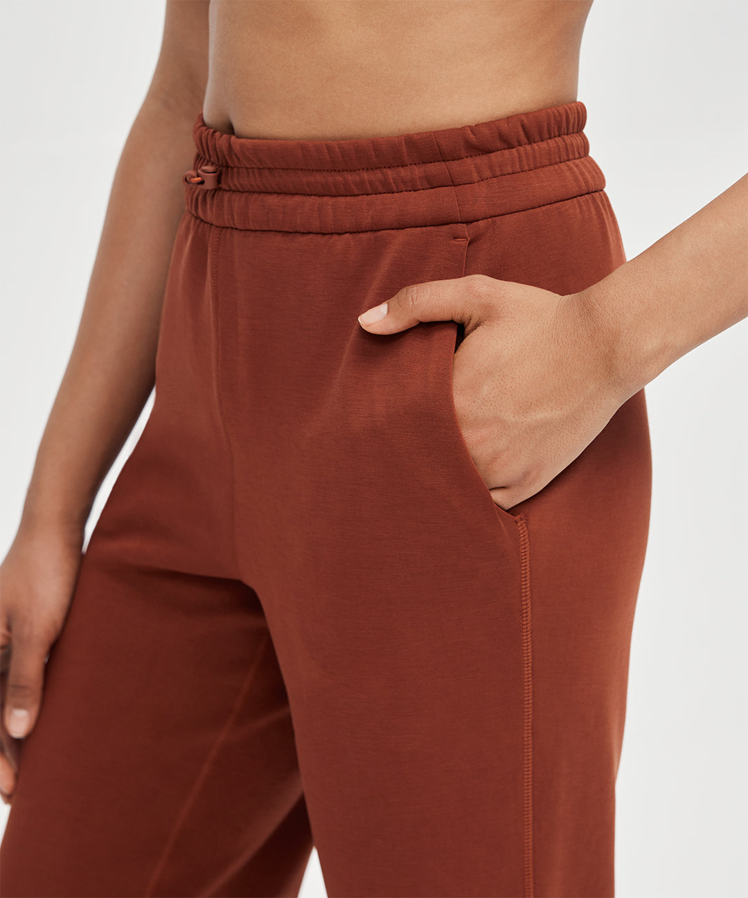 Drawstring High Waist Pant 31''
