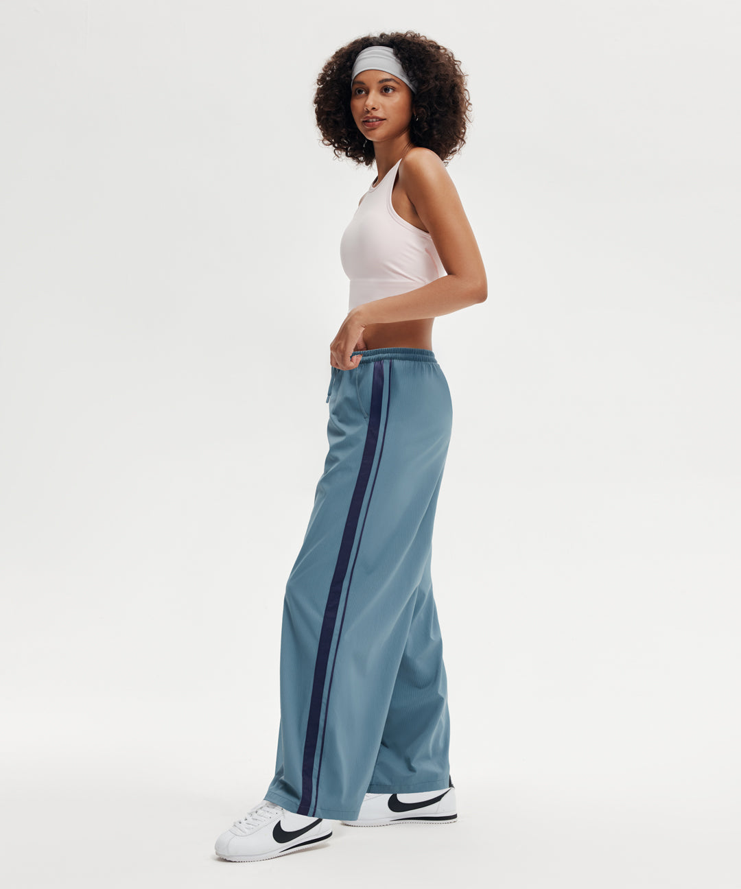 Side-Stripe Wide Leg Pant 30.5&