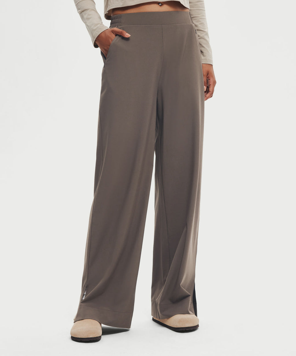 Wide Leg Split-Hem Pant 31''