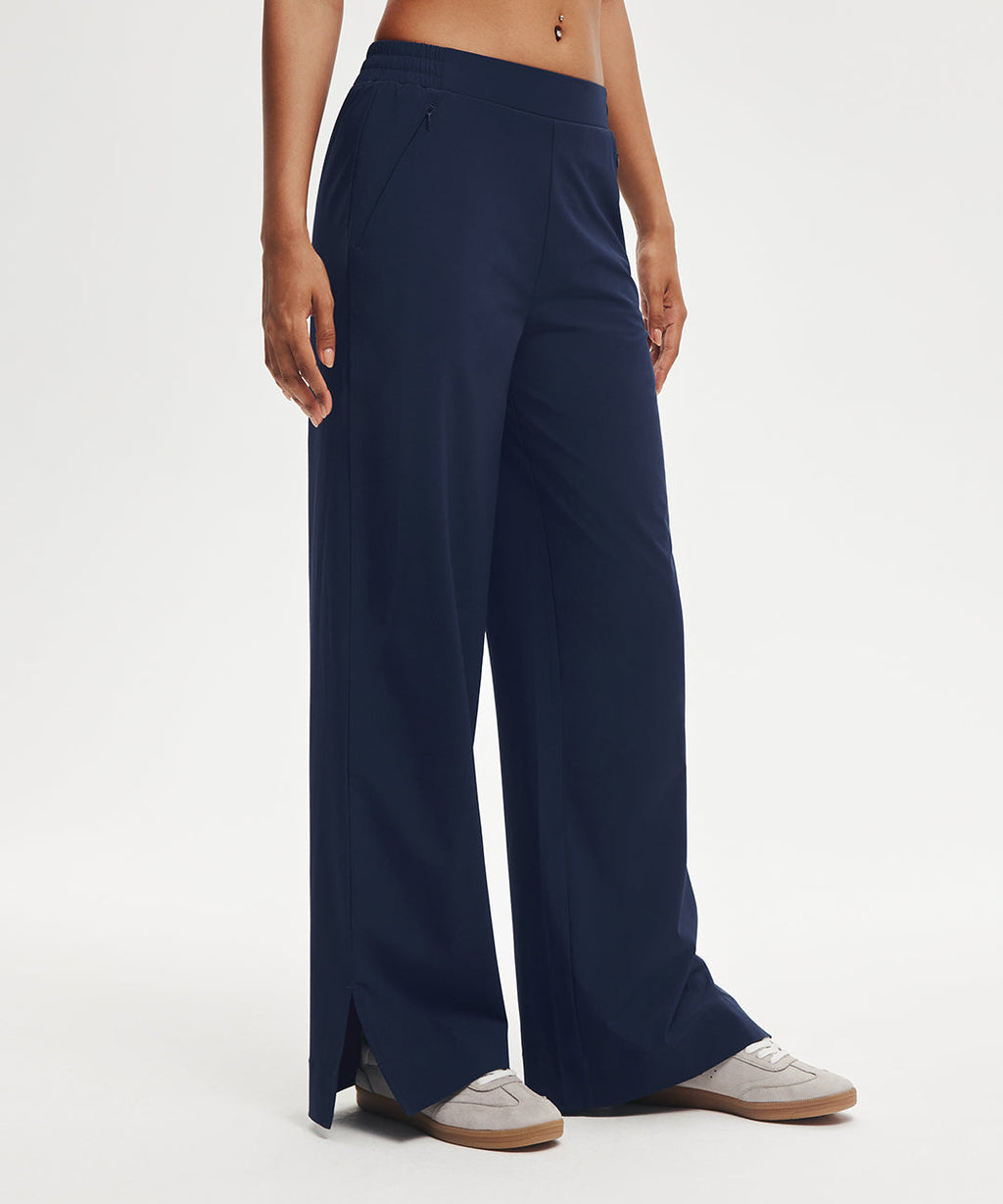 Wide Leg Split-Hem Pant 31''