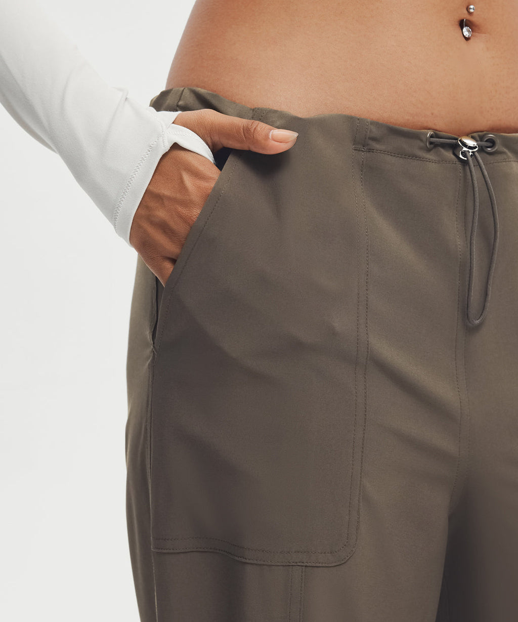 Adjustable Waist Straight-Leg Pant 31''