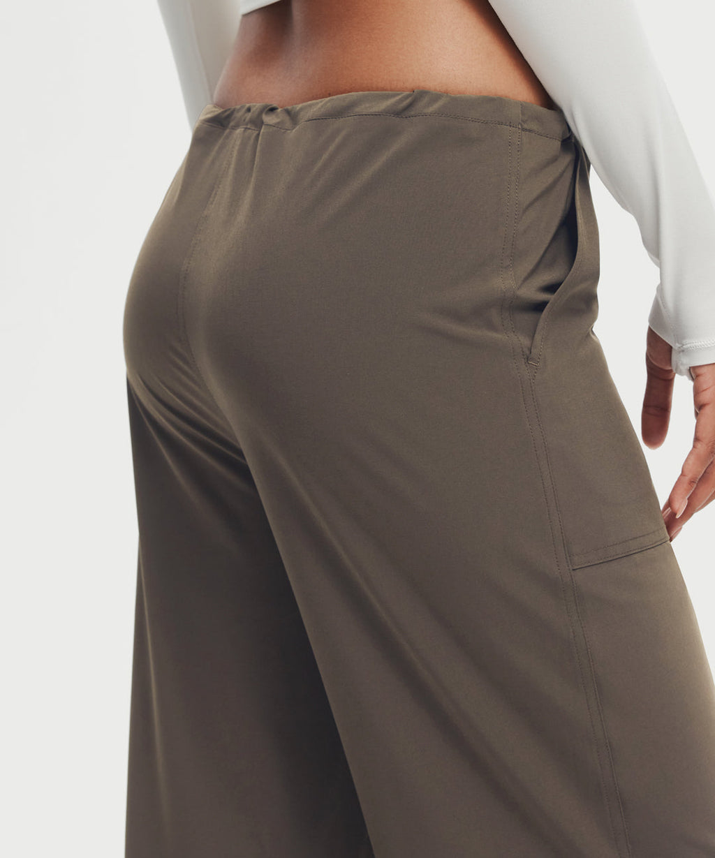 Adjustable Waist Straight-Leg Pant 31''