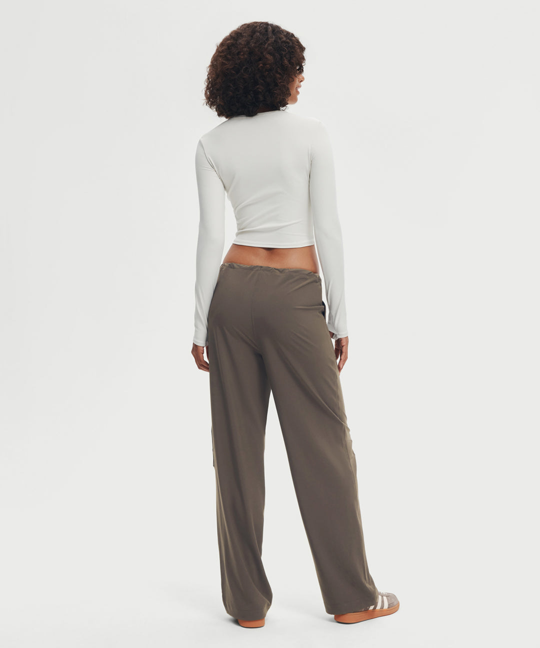 Adjustable Waist Straight-Leg Pant 31''