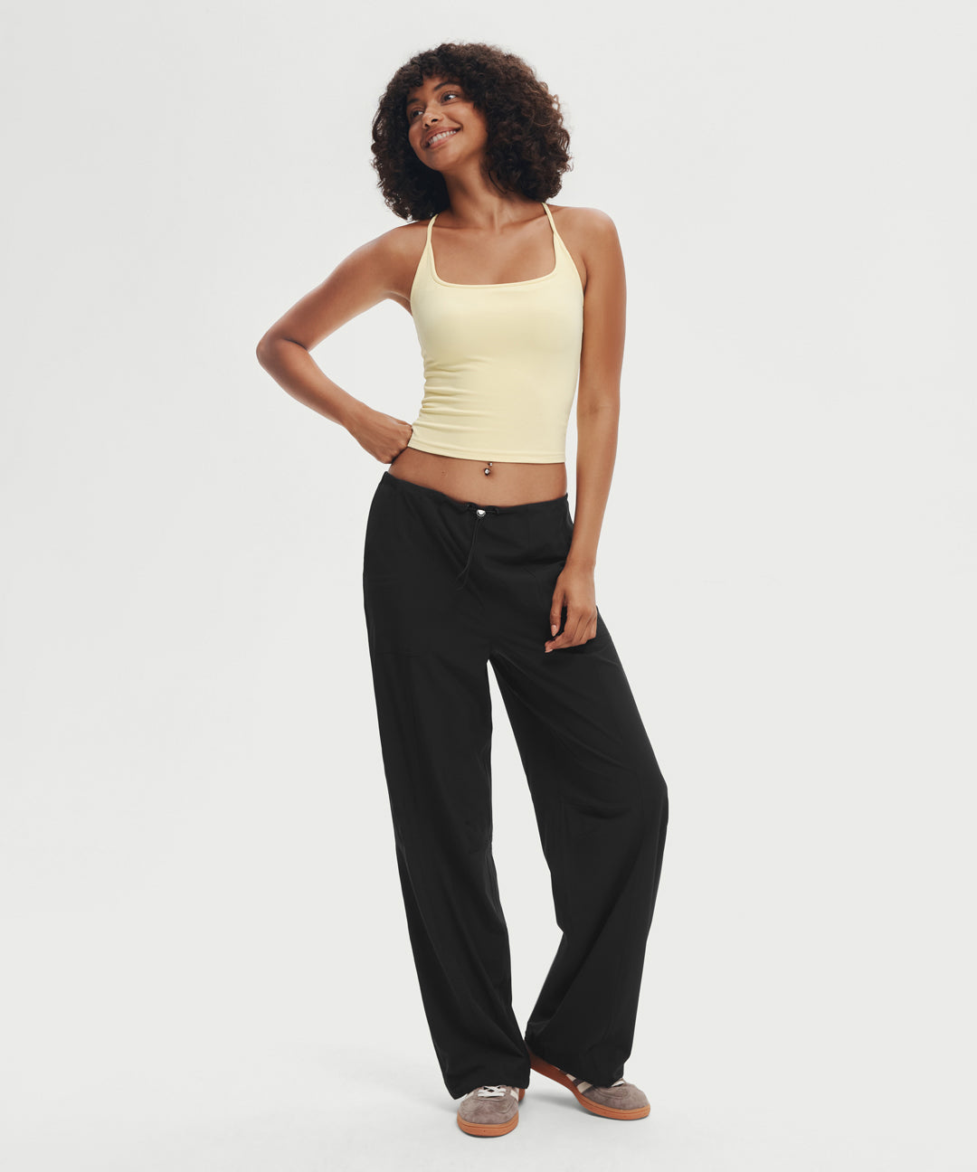 Adjustable Waist Straight-Leg Pant 31''