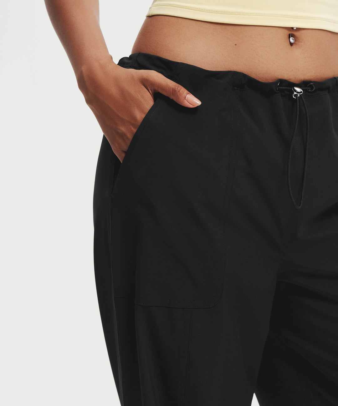 Adjustable Waist Straight-Leg Pant 31''