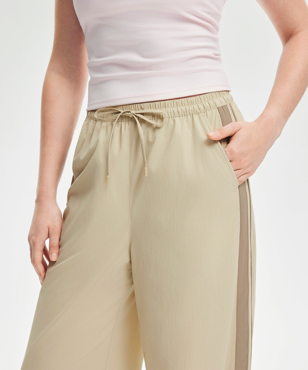 Side-Stripe Wide Leg Pant 30.5''