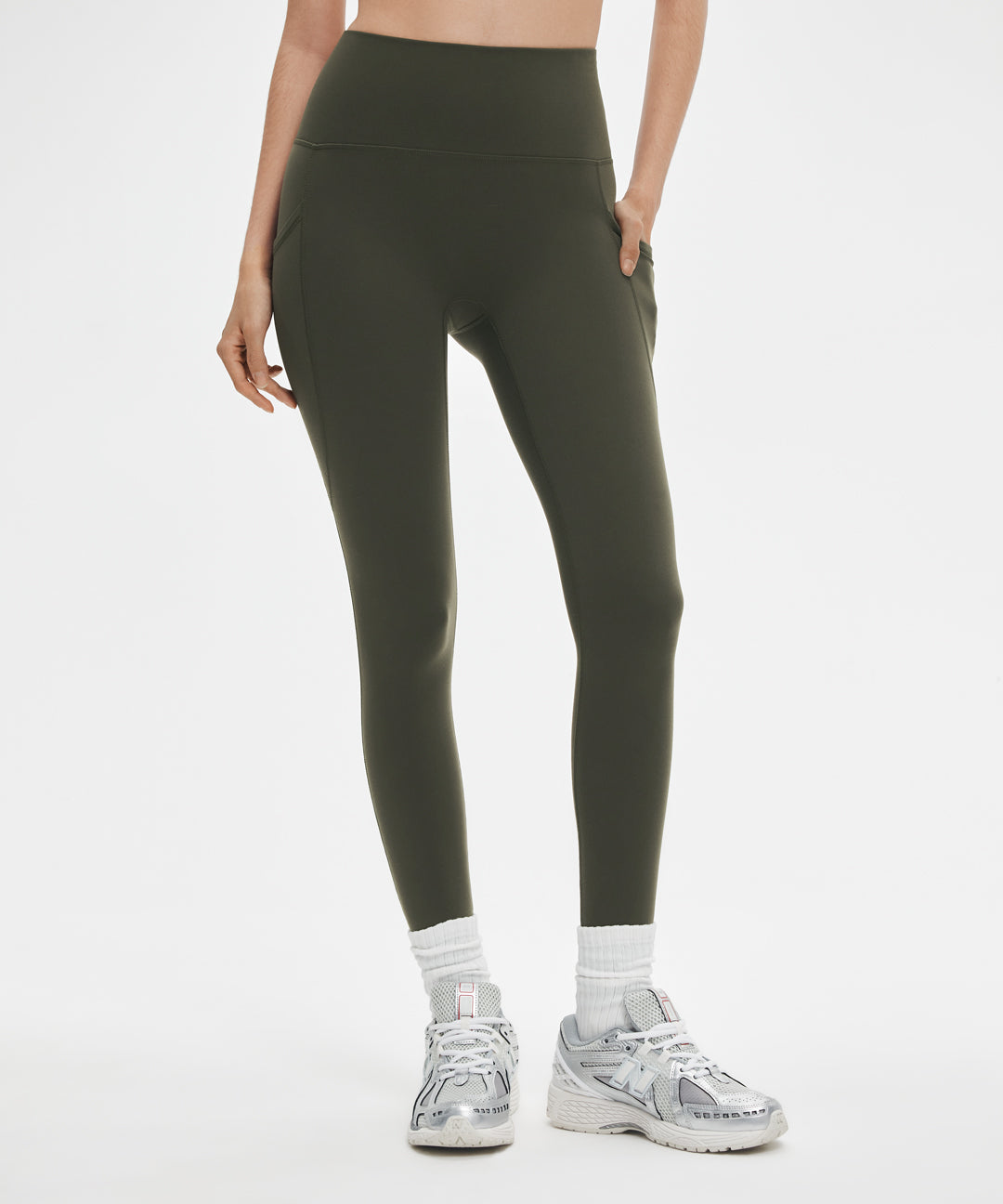 Fleece LunaAiry™ Legging with Pockets 28''