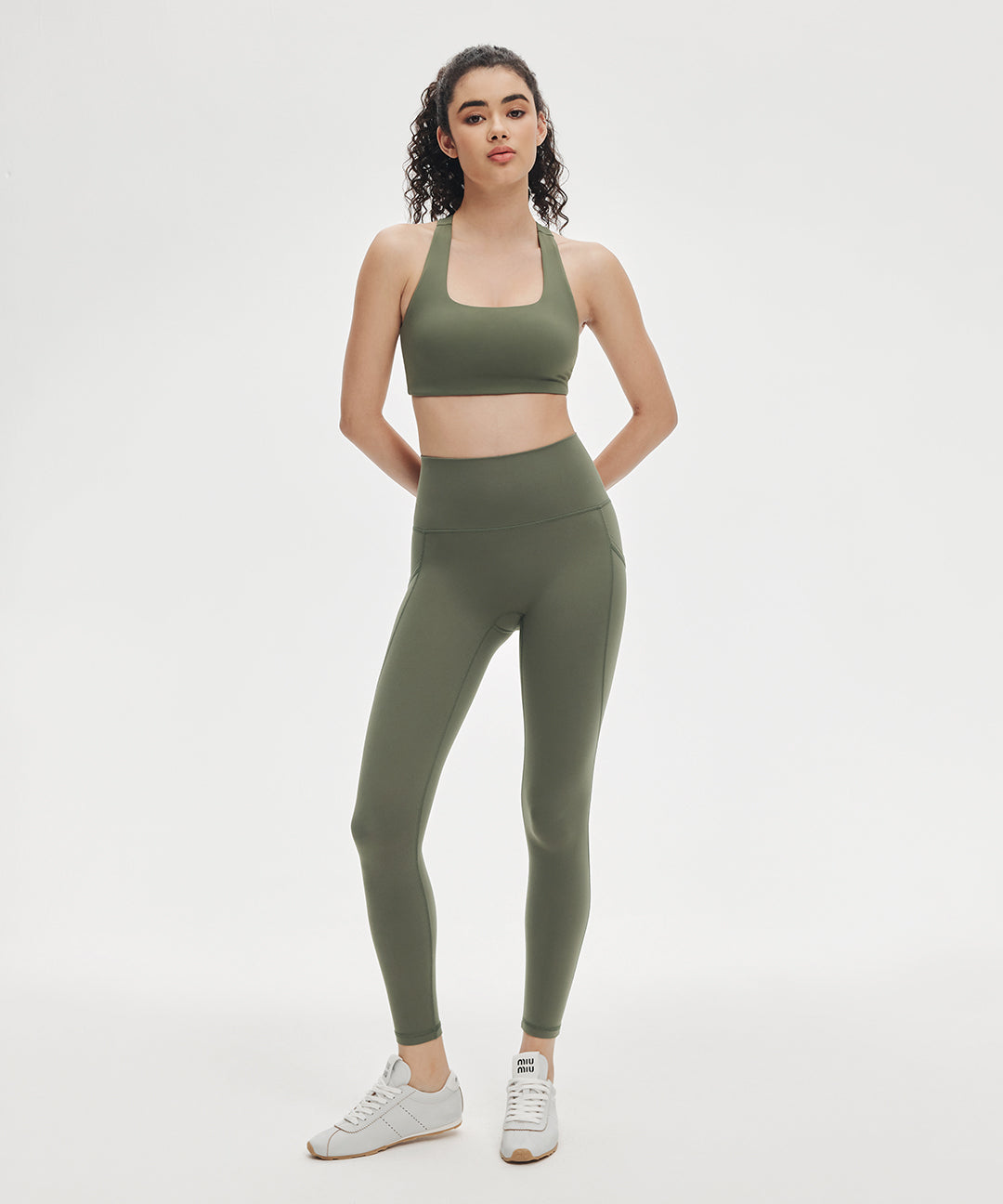 BoldFour™ No Front Seam Legging with Pockets 25''