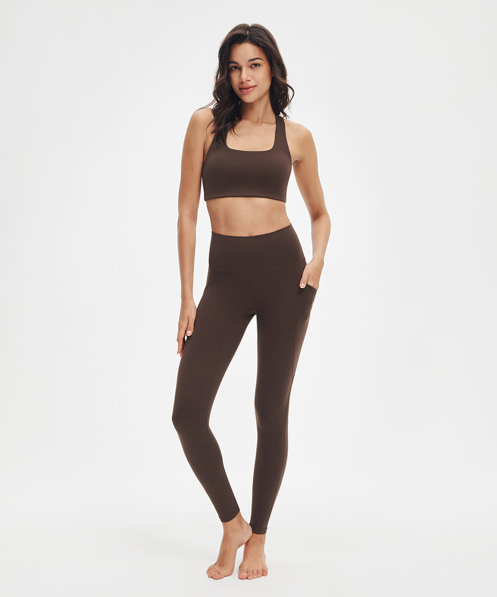 BoldFour™ No Front Seam Legging with Pockets 25''