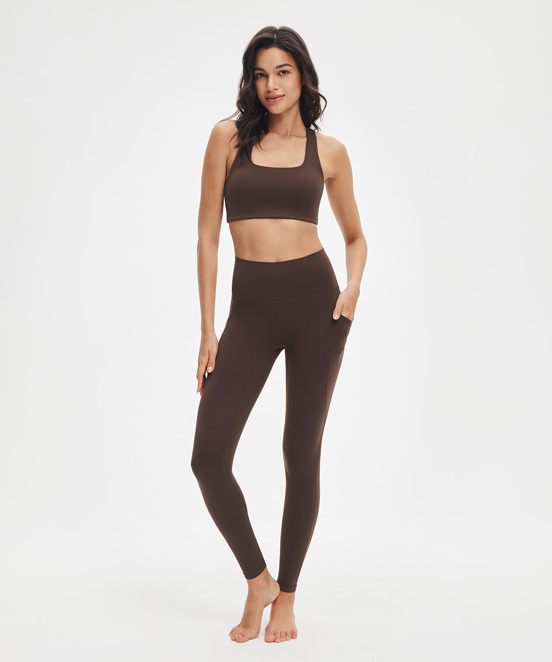 BoldFour™ No Front Seam Legging with Pockets 25''