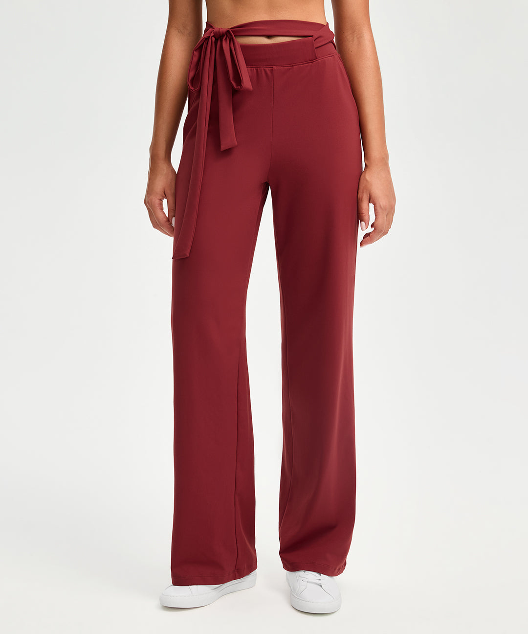 Waist Tie Wide Leg Pant 31''